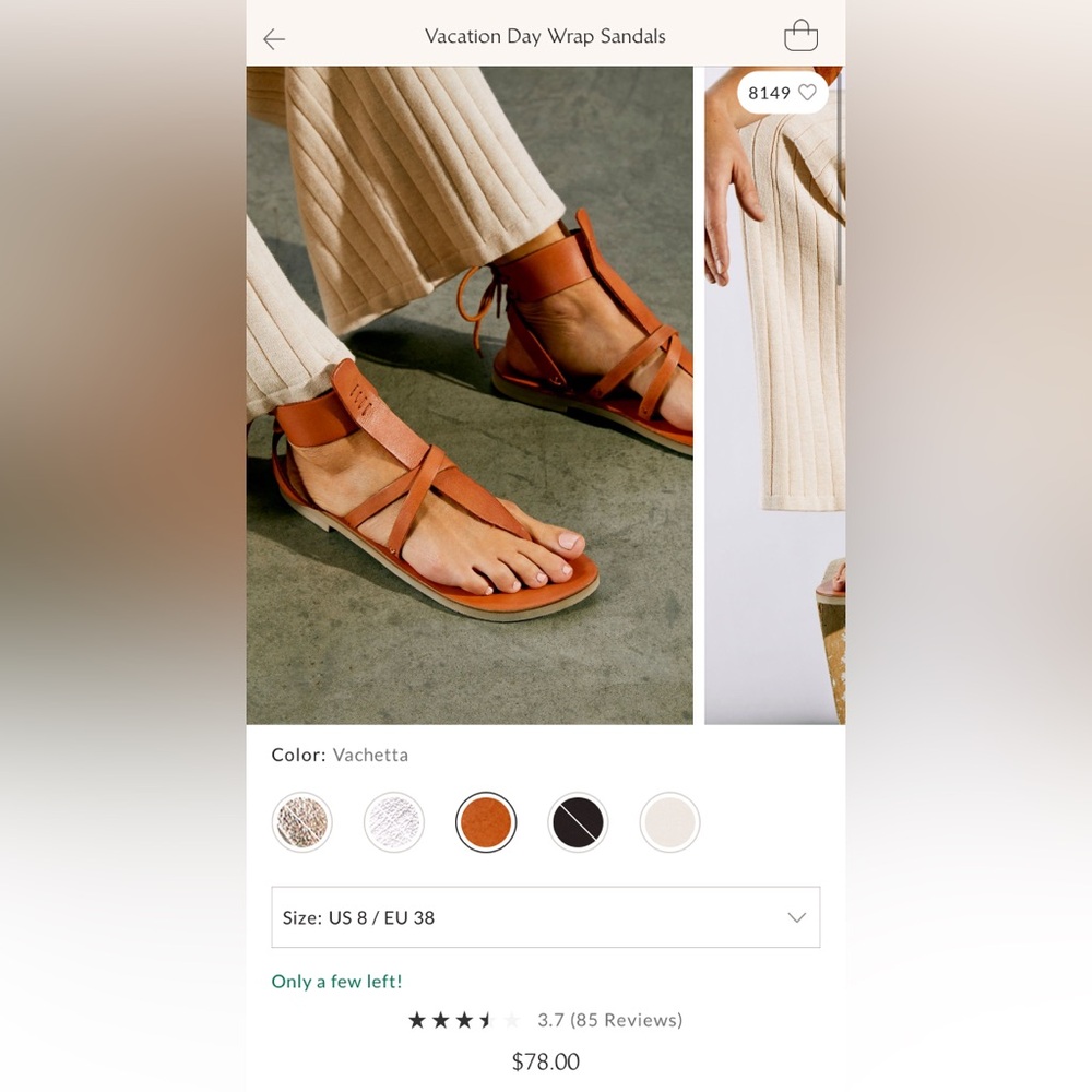 Free People Vacation Day Wrap Sandal